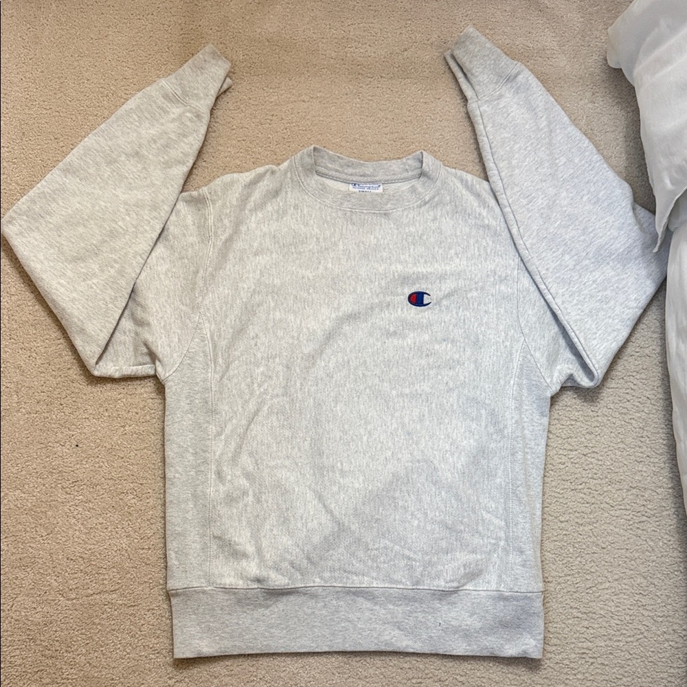 Champion Light Gray Crewneck